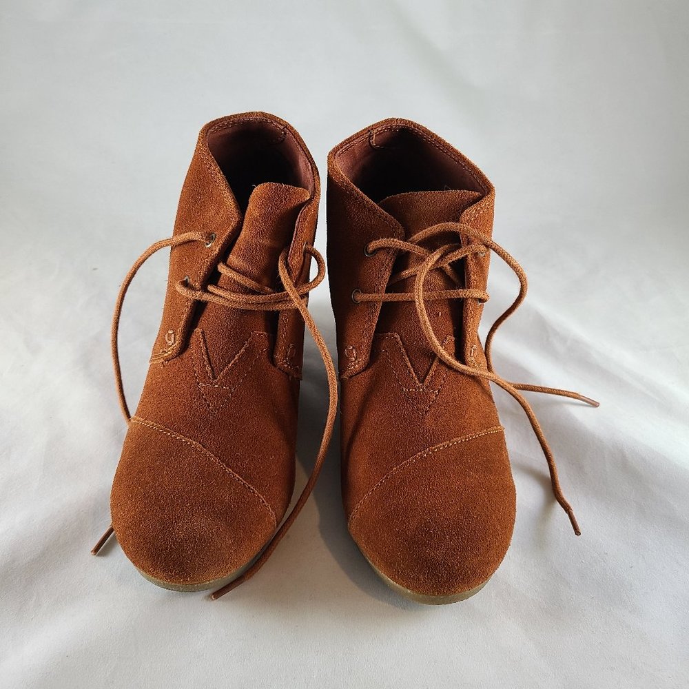 Tom's Kala Wedge Bootie - 7 Women's